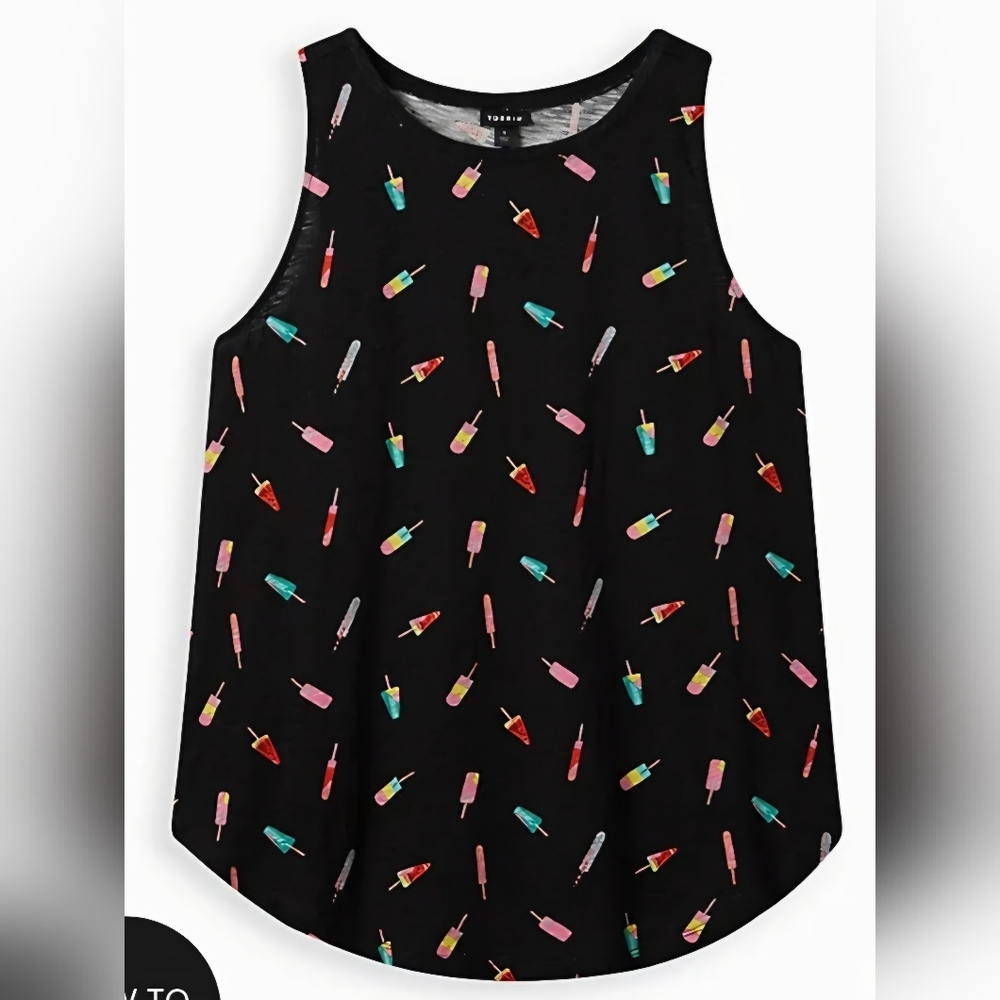 Torrid 6x Popsicle Colorful Heritage Slub Crewneck Shirt - Picture 9 of 13